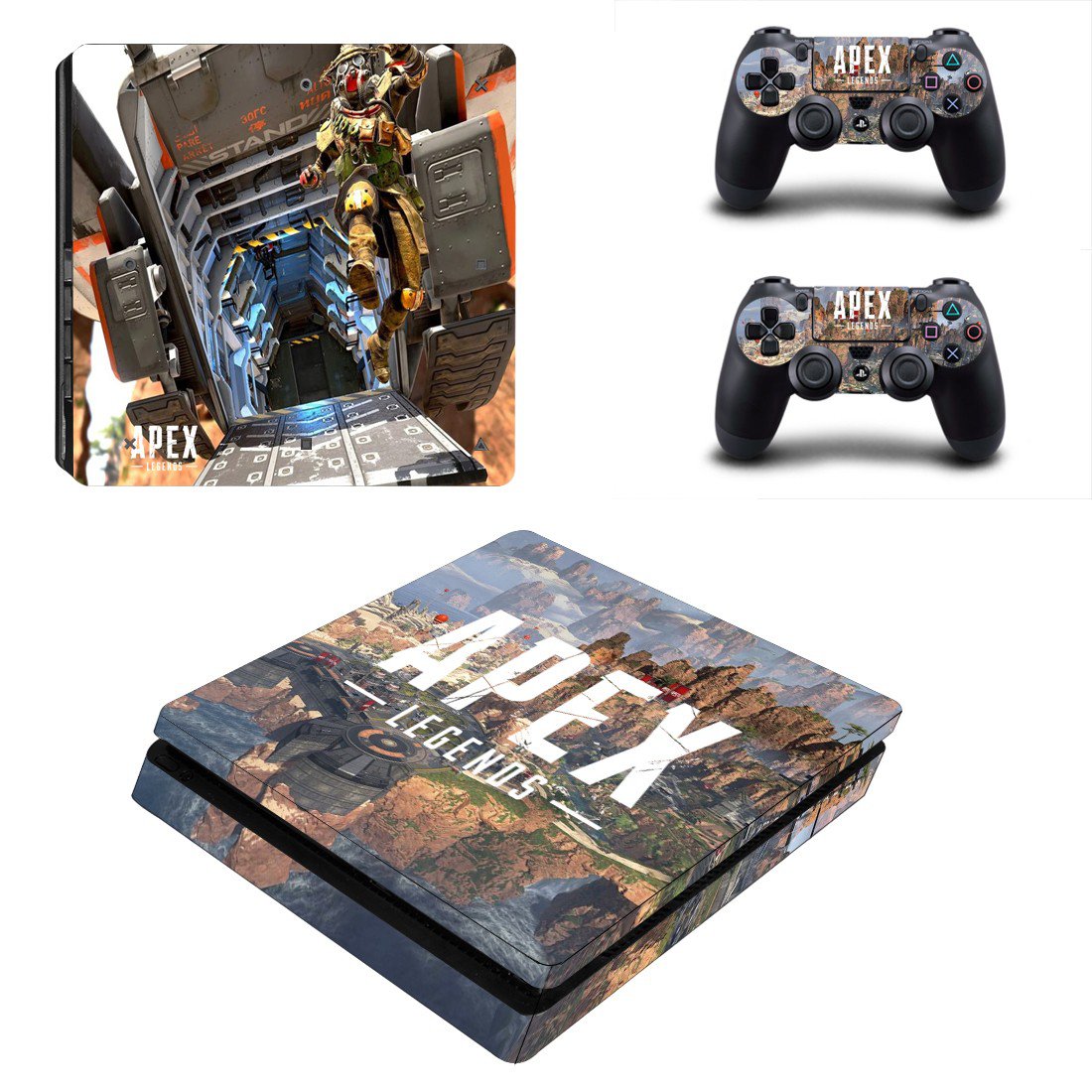 Apex Legends decal skin sticker for PS4 Slim console and controllers