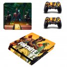 Fortnite decal skin sticker for PS4 Slim console and controllers