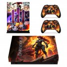 Darksiders 3 decal skin sticker for Xbox One X console and controllers
