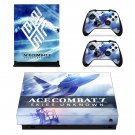 ACE Combat 7 decal skin sticker for Xbox One X console and controllers