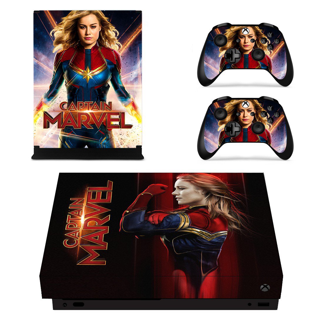 Supergirl decal skin sticker for Xbox One X console and controllers