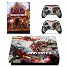 God Eater 3 decal skin sticker for Xbox One X console and controllers