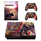 God Eater 3 decal skin sticker for Xbox One X console and controllers