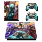 Darksiders 3 decal skin sticker for Xbox One X console and controllers