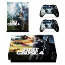 Just Cause 4 decal skin sticker for Xbox One X console and controllers