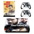 Just Cause 4 decal skin sticker for Xbox One X console and controllers