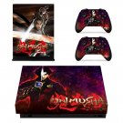 Onimusha decal skin sticker for Xbox One X console and controllers