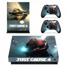 Just Cause 4 decal skin sticker for Xbox One X console and controllers