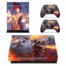 Darksiders 3 decal skin sticker for Xbox One X console and controllers