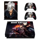 God Eater 3 decal skin sticker for Xbox One X console and controllers