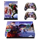 Fortnite decal skin sticker for Xbox One X console and controllers