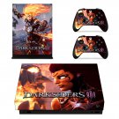 Darksiders 3 decal skin sticker for Xbox One X console and controllers