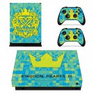 Kingdom Hearts 3 decal skin sticker for Xbox One X console and controllers