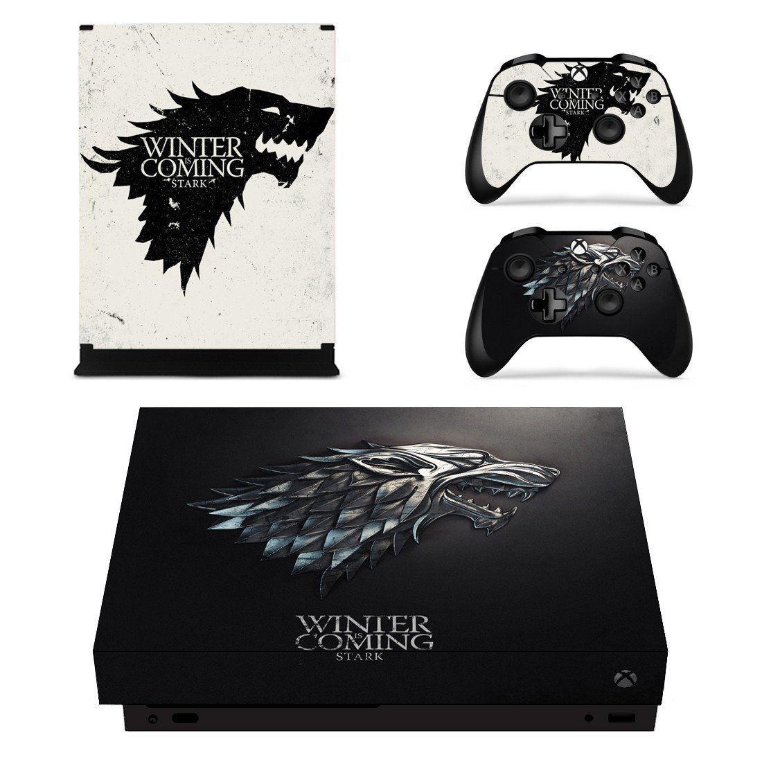 Game of Thrones decal skin sticker for Xbox One X console and controllers