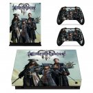 Kingdom Hearts 3 decal skin sticker for Xbox One X console and controllers