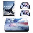 ACE Combat 7 decal skin sticker for Xbox One X console and controllers