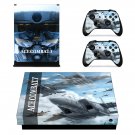ACE Combat 7 decal skin sticker for Xbox One X console and controllers