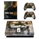 Rainbow Six Siege decal skin sticker for Xbox One X console and controllers