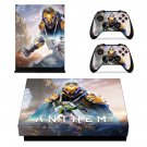 Anthem decal skin sticker for Xbox One X console and controllers