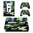 Rainbow Six Siege decal skin sticker for Xbox One X console and controllers