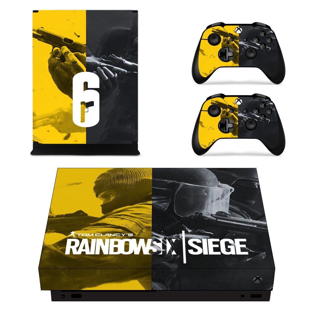 Rainbow Six Siege decal skin sticker for Xbox One X console and controllers