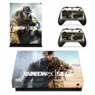 Rainbow Six Siege decal skin sticker for Xbox One X console and controllers