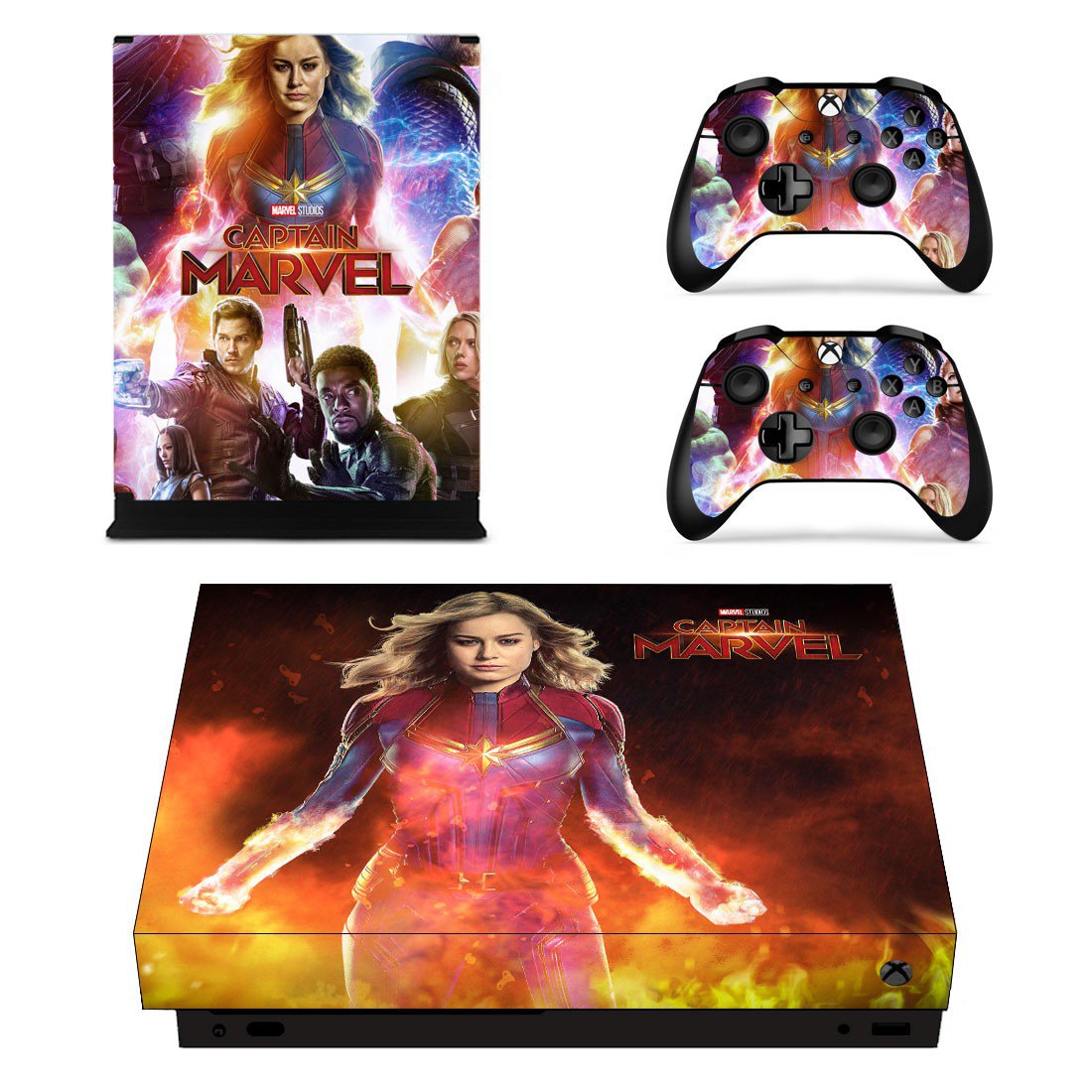 Resident Evil 2 decal skin sticker for Xbox One X console and controllers