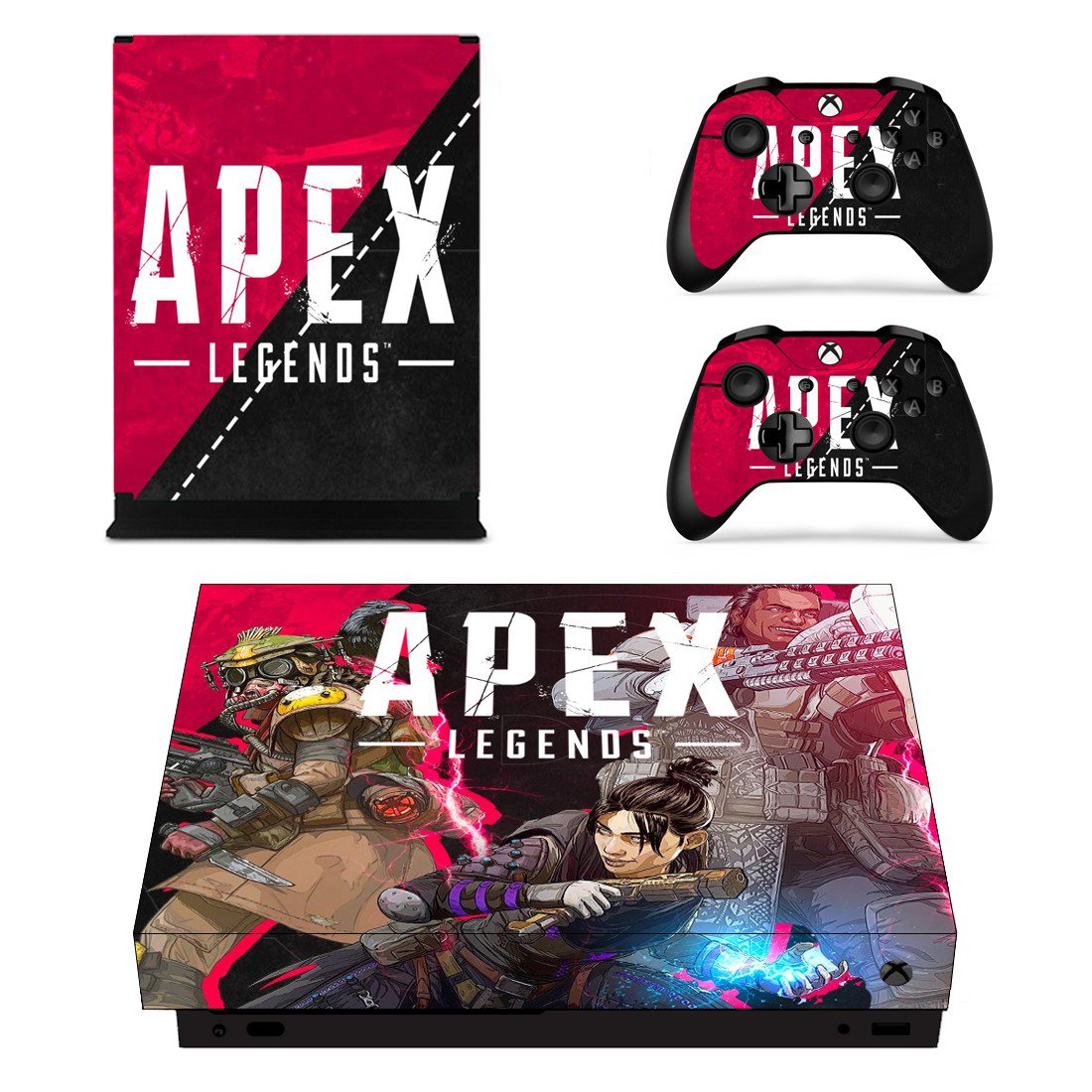 Apex Legends decal skin sticker for Xbox One X console and controllers