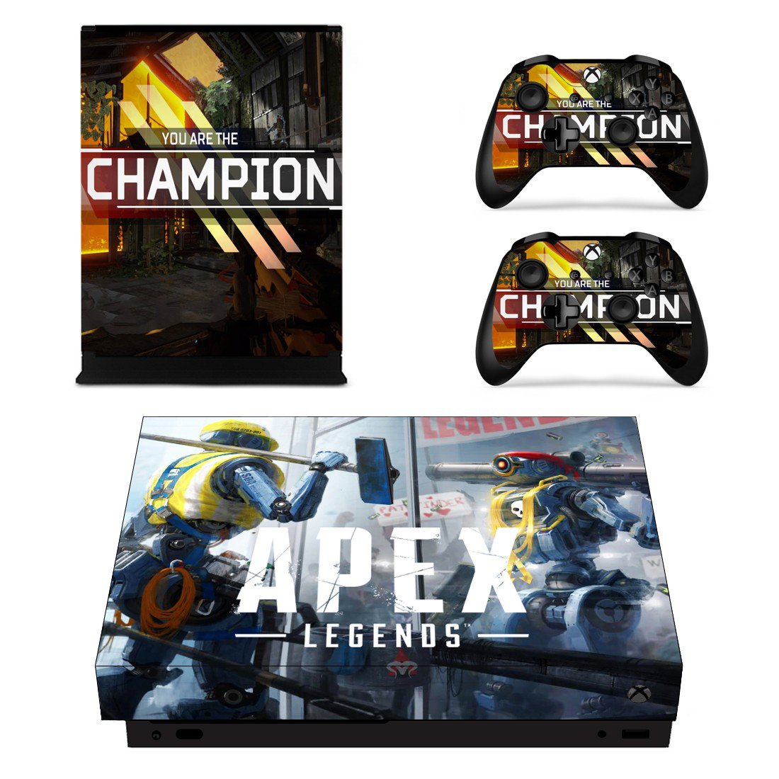 Apex Legends decal skin sticker for Xbox One X console and controllers