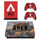 Apex Legends decal skin sticker for Xbox One X console and controllers