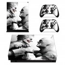 Batman and Joker decal skin sticker for Xbox One X console and controllers