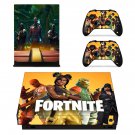 Fortnite decal skin sticker for Xbox One X console and controllers