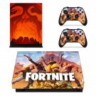 Fortnite decal skin sticker for Xbox One X console and controllers