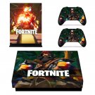 Fortnite decal skin sticker for Xbox One X console and controllers