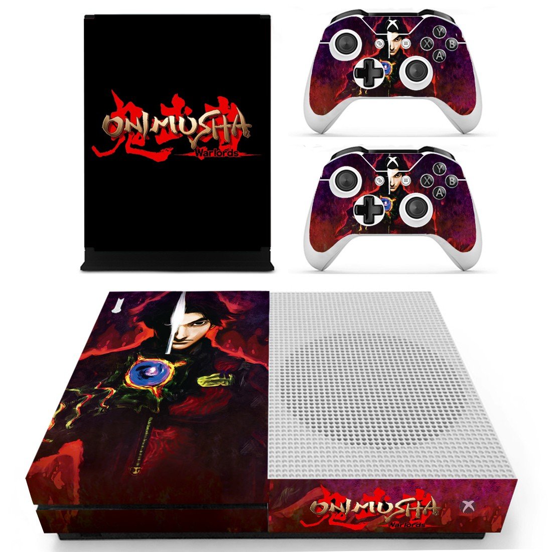 Onimusha decal skin sticker for Xbox One S console and controllers