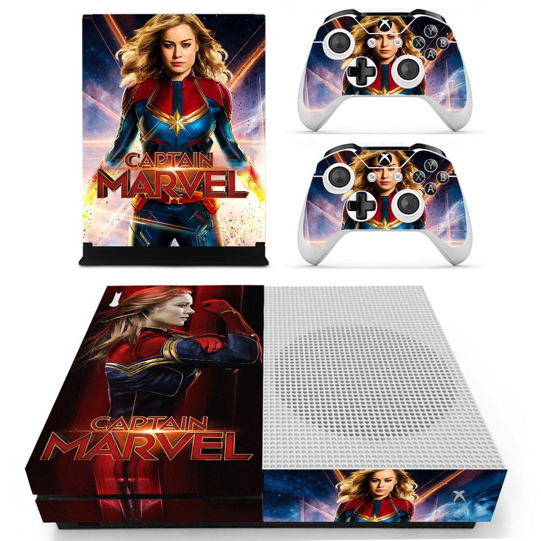 Supergirl decal skin sticker for Xbox One S console and controllers