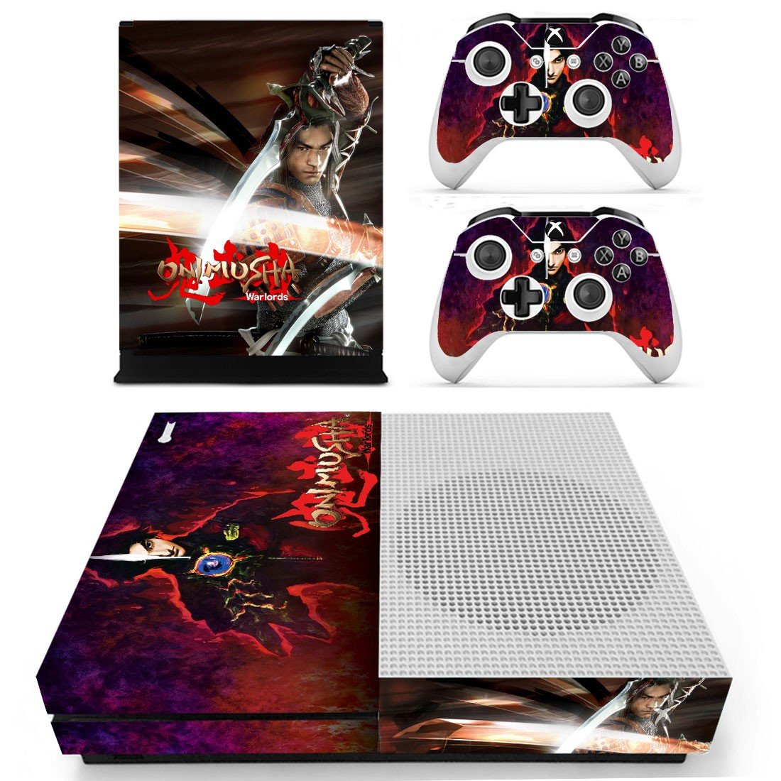 Onimusha decal skin sticker for Xbox One S console and controllers