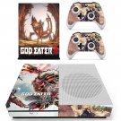 God Eater 3 decal skin sticker for Xbox One S console and controllers