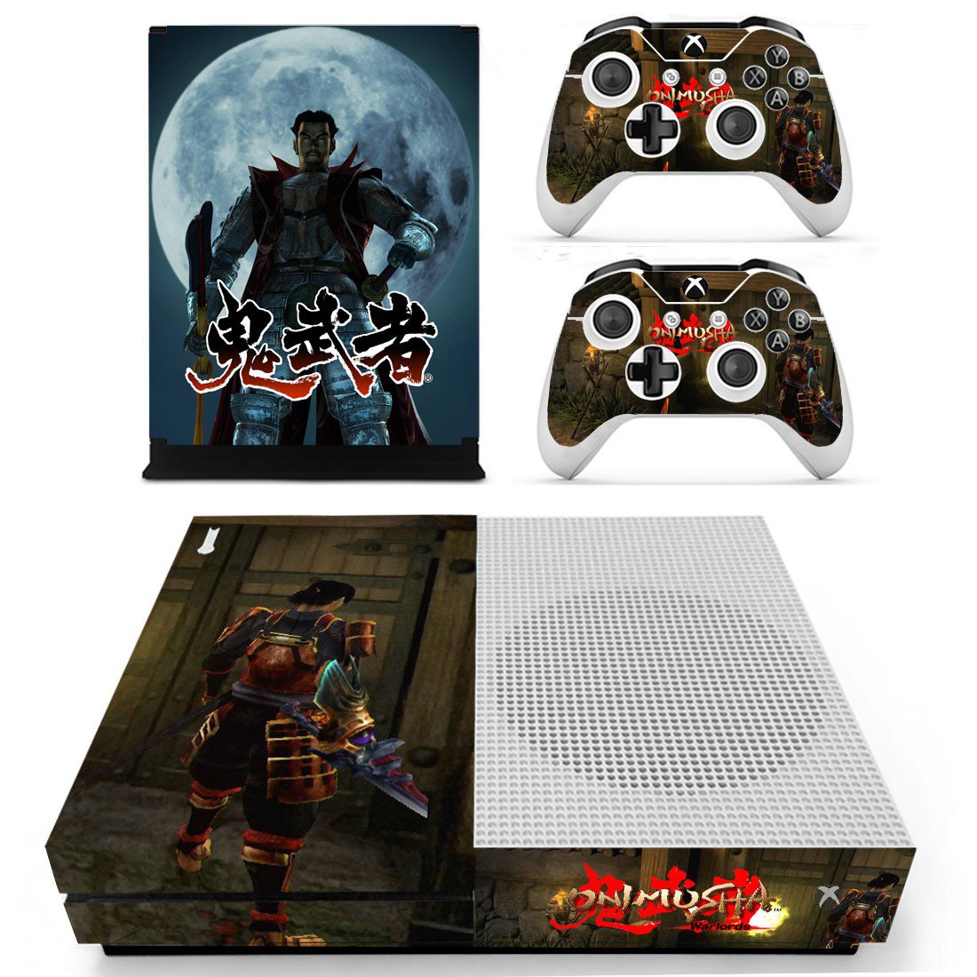 Onimusha decal skin sticker for Xbox One S console and controllers