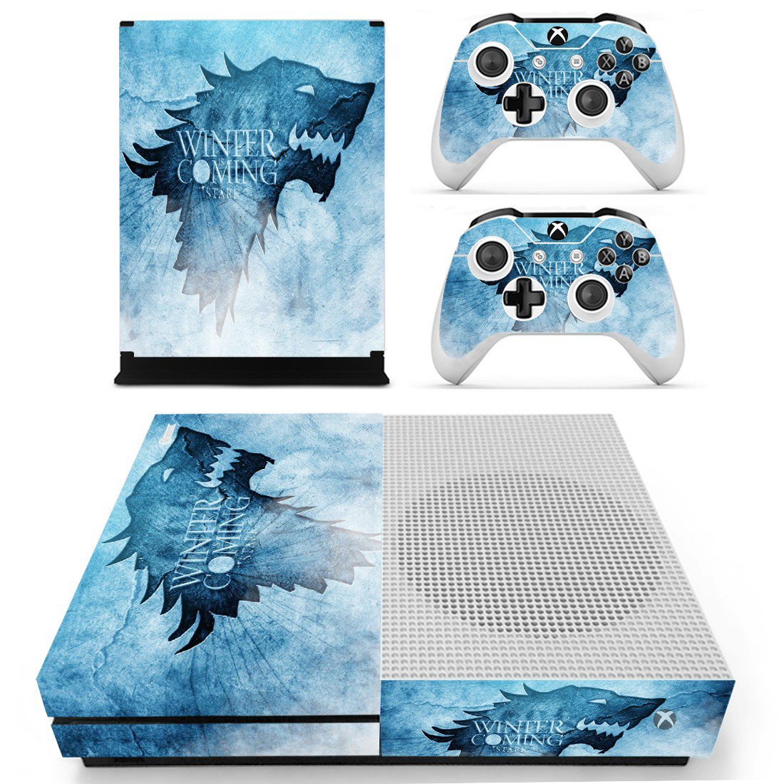 Game of Thrones decal skin sticker for Xbox One S console and controllers