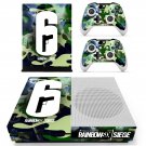 Rainbow Six Siege decal skin sticker for Xbox One S console and controllers
