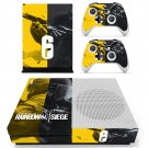 Rainbow Six Siege decal skin sticker for Xbox One S console and controllers