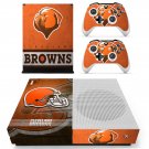 Cleveland Browns decal skin sticker for Xbox One S console and controllers
