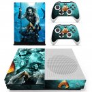 AquaMan decal skin sticker for Xbox One S console and controllers