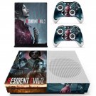 Resident Evil 2 decal skin sticker for Xbox One S console and controllers