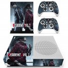Resident Evil 2 decal skin sticker for Xbox One S console and controllers