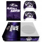 Baltimore Ravens decal skin sticker for Xbox One S console and controllers