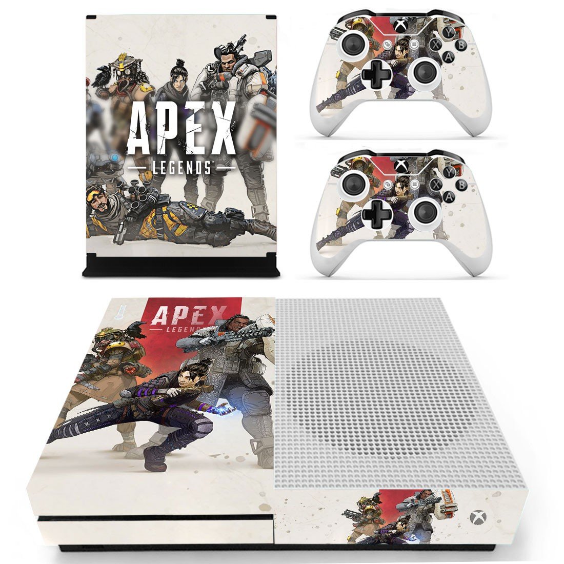 Apex Legends decal skin sticker for Xbox One S console and controllers