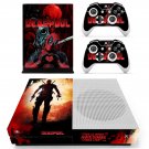 Deadpool decal skin sticker for Xbox One S console and controllers