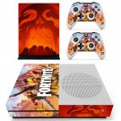 Fortnite decal skin sticker for Xbox One S console and controllers